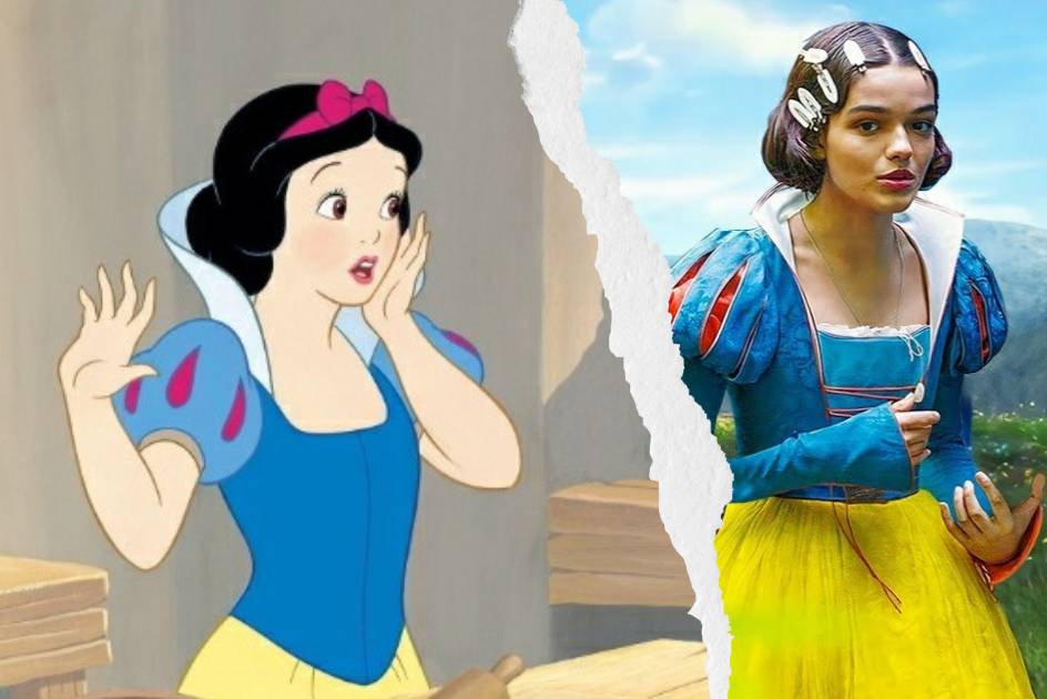 Snow White di film Snow White and the Seven Dwarfs (1937) dan Snow White di film Snow White (2024). (dok. Walt Disney/Snow White)