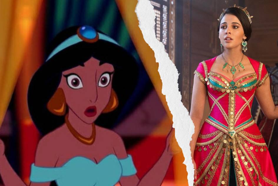 Jasmine di film Aladdin (1992) dan Jasmine di film Aladdin (2019). (dok. Walt Disney /Aladdin)