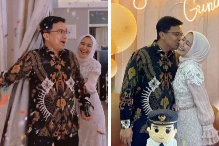 7 Potret Kejutan Ultah Ke-47 Sahrul Gunawan dari Istri Tercinta