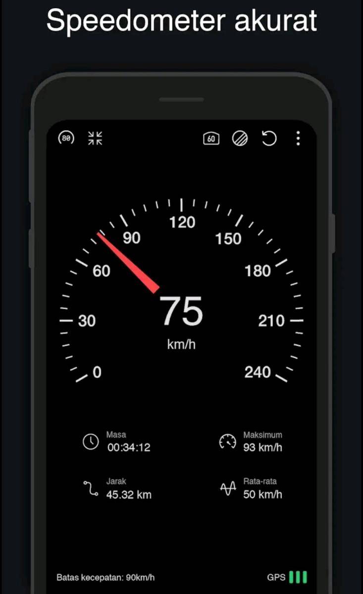 potret aplikasi Speedometer, Pengukur Jarak (KTW Apps/Speedometer, Pengukur Jarak)