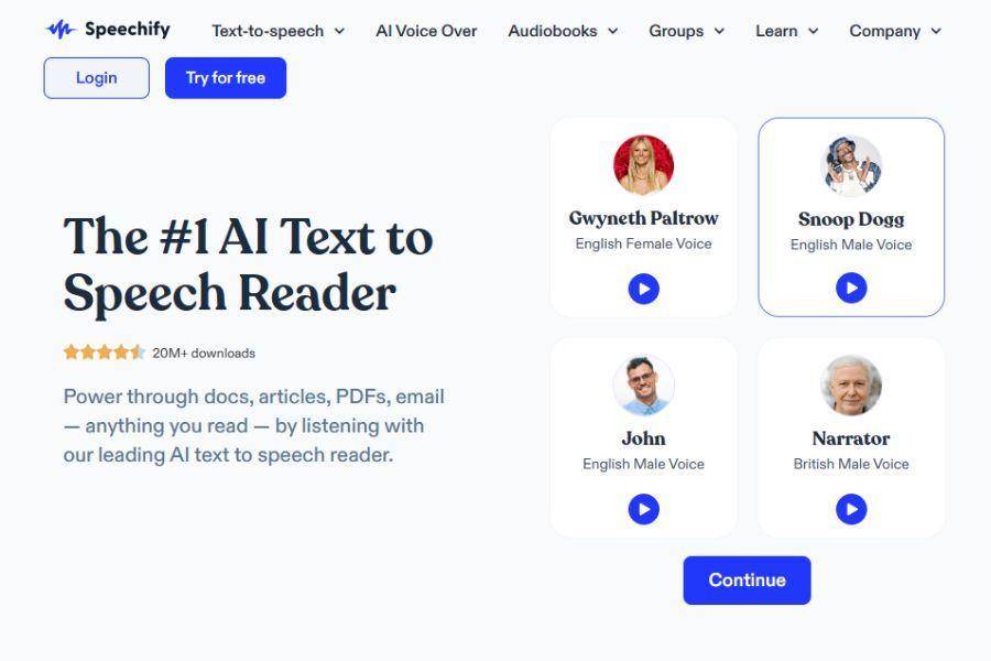 ilustrasi aplikasi Speechify (dok. speechify.com)