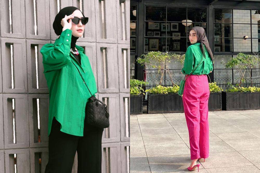 Adu gaya Citra Kirana vs. Dinan Fajrina (instagram.com/citraciki | instagram.com/dinanfajrina)