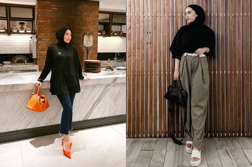 Adu gaya Citra Kirana vs. Dinan Fajrina (instagram.com/citraciki | instagram.com/dinanfajrina)