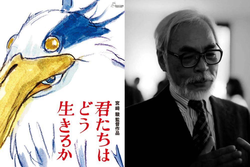 poster anime How Do You Live? dan potret Hayao Miyazaki (twitter.com/JP_GHIBLI | twitter.com/gen_ghibli)