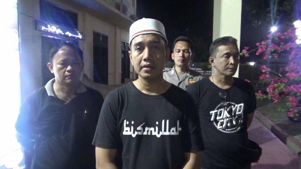 Keterangan kepolisian terkait penangkapan pelaku begal, Rabu (24/05/2023). (Dok. Polsek Tanjung Senang).