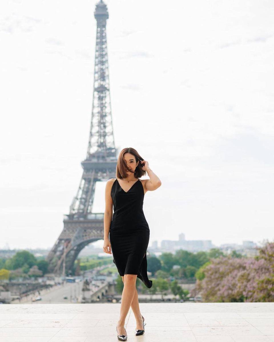pemotretan Gisel di Menara Eiffel (instagram.com/gisel_la)