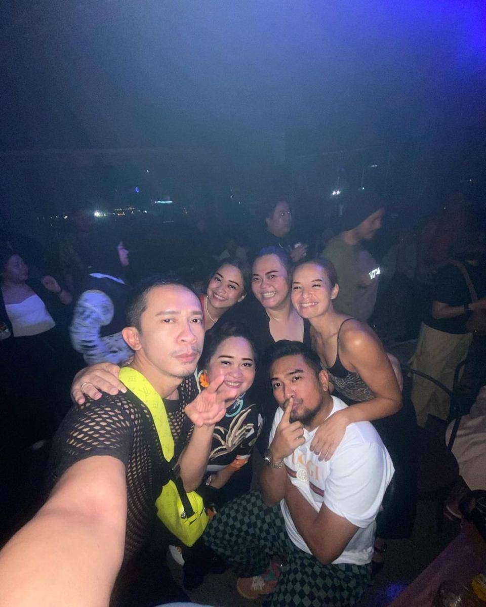 potret Aming di pesta ulang tahun Wendi Cagur (instagram.com/amingisback)