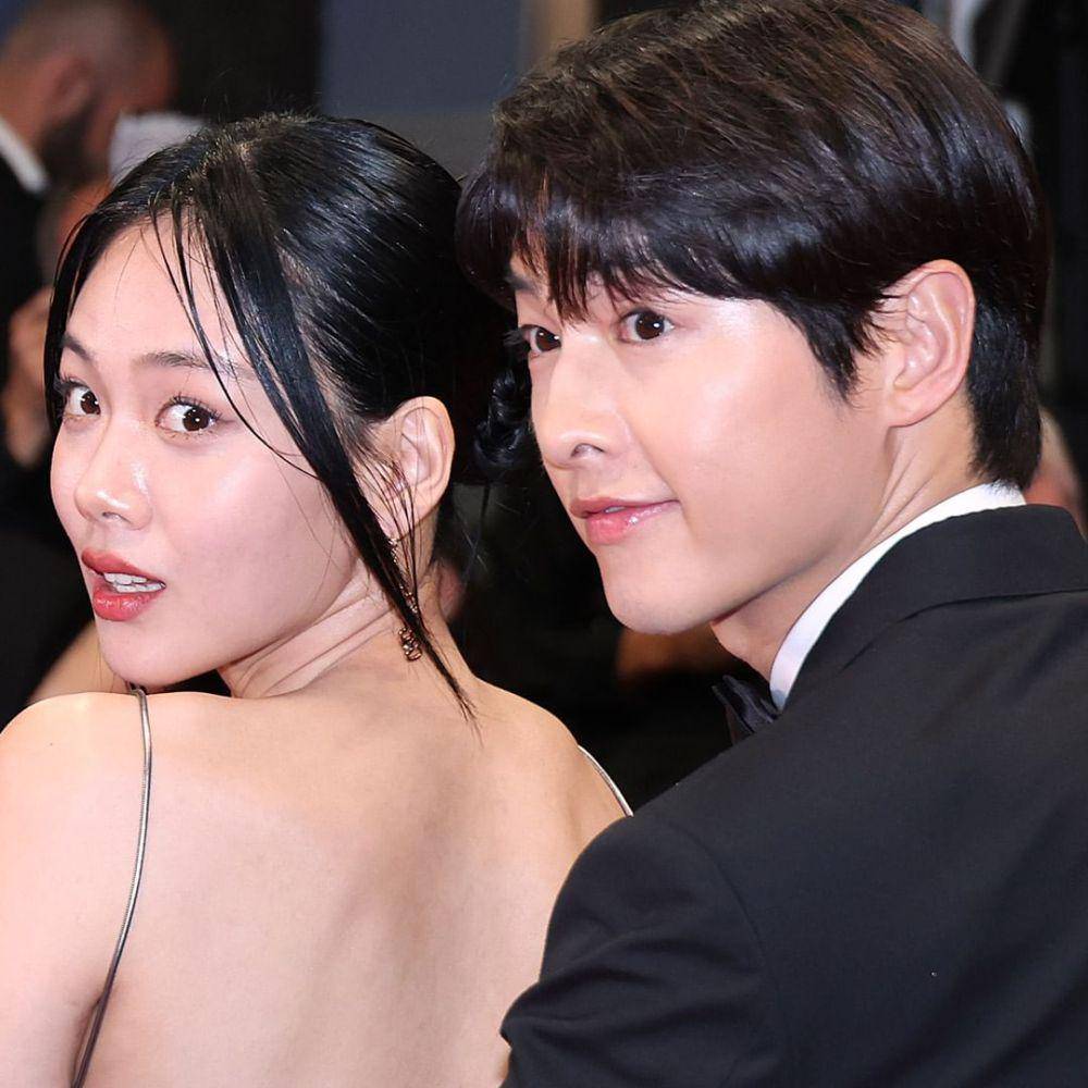BIBI dan Song Joong Ki di Cannes Film Festival 2023 (instagram.com/plusm_entertainment)