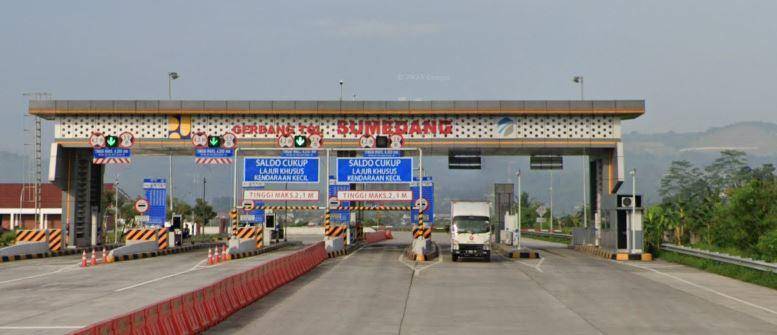 gerbang tol Sumedang (dok. Google Street View)