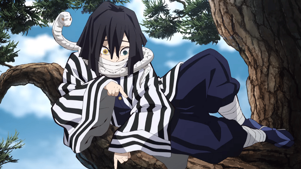 Obanai Iguro (dok. Ufotable/ Kimetsu no Yaiba)