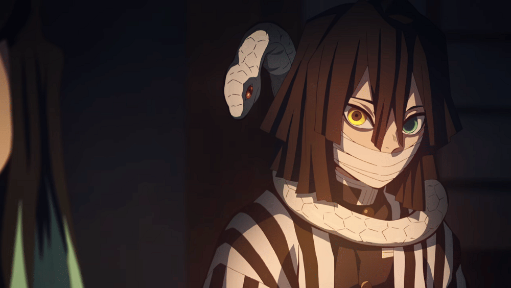 Obanai Iguro (dok. Ufotable/ Kimetsu no Yaiba)