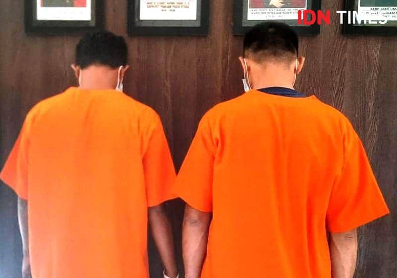 Tersangka HR dan HD (IDN Times/Ervan)