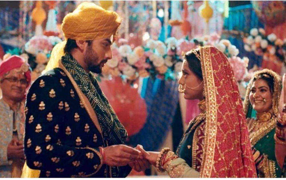 Potret pernikahan Aryan dan Imlie (youtube.com/StarPlus)