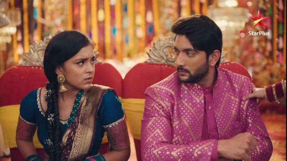 Potret pernikahan Aryan dan Imlie (youtube.com/StarPlus)