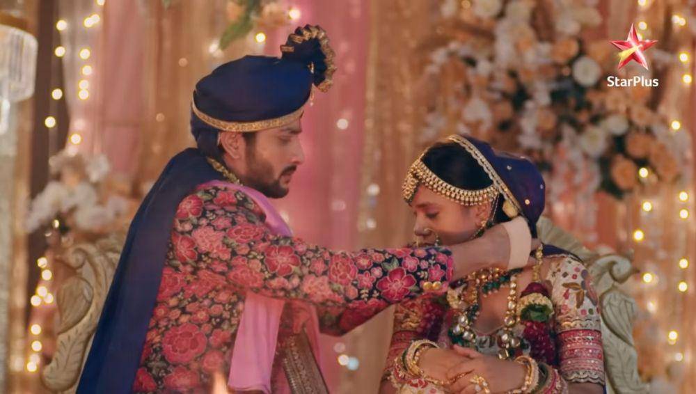 Potret pernikahan Aryan dan Imlie (youtube.com/StarPlus)