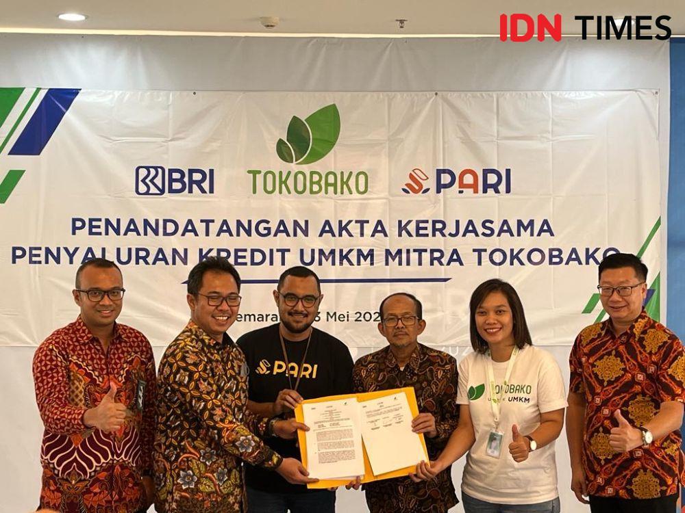 Gandeng Tokobako, BRI dan PARI Salurkan Modal Usaha Rp250 Miliar untuk Modal Kerja UMKM
