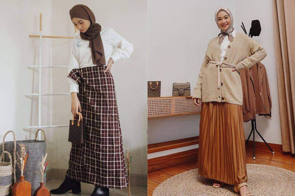 ide styling rok ala Poppy Bunga (instagram.com/poppybungariphat)