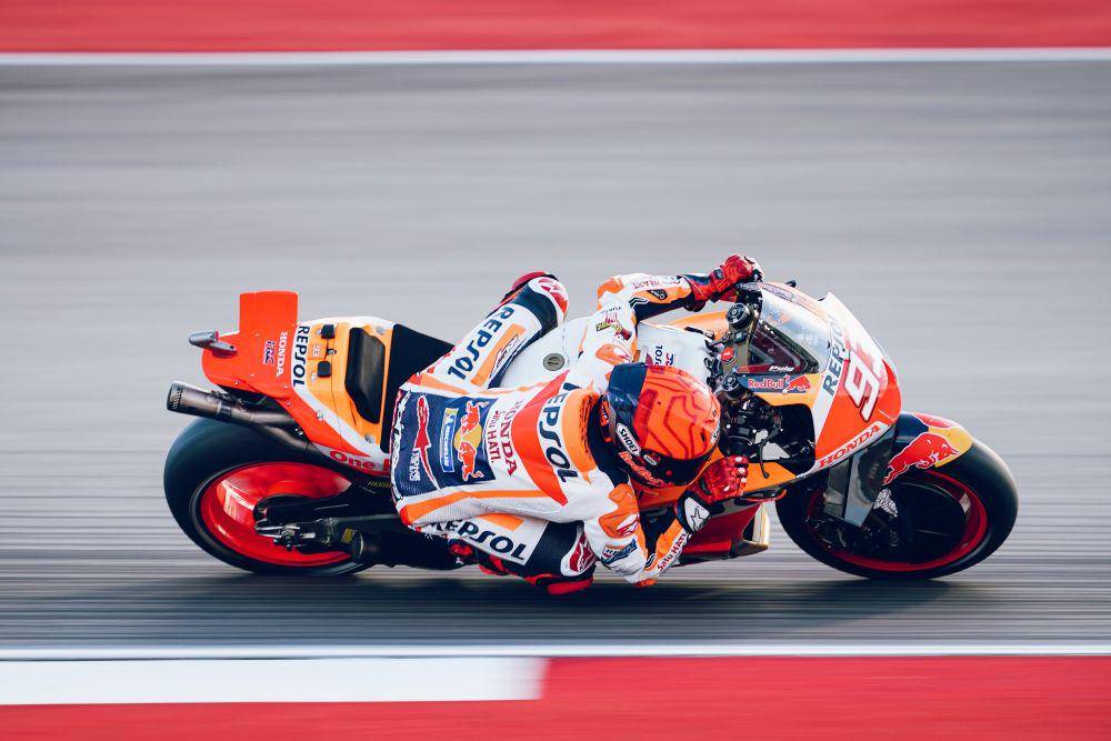 Pembalap MotoGP aktif paling terkenal saat ini, Marc Márquez. (twitter.com/HRC_MotoGP)