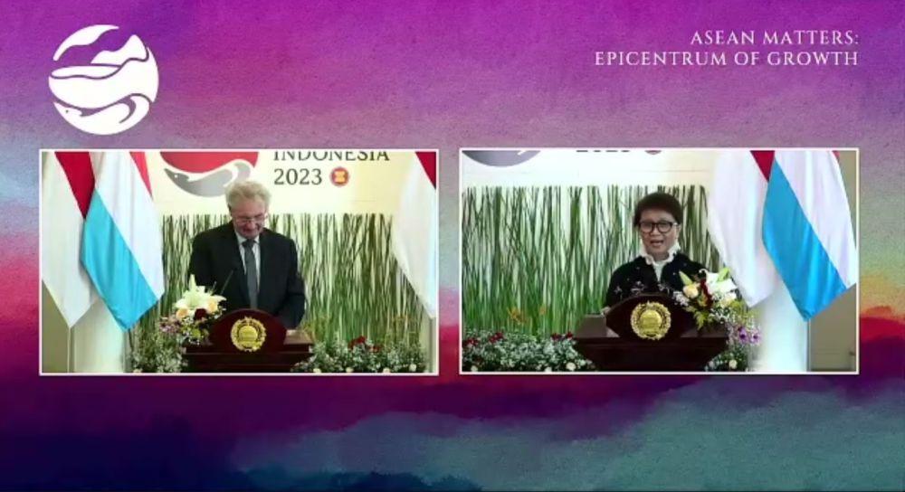 Menlu Retno: Investasi Luksemburg ke Indonesia Meningkat
