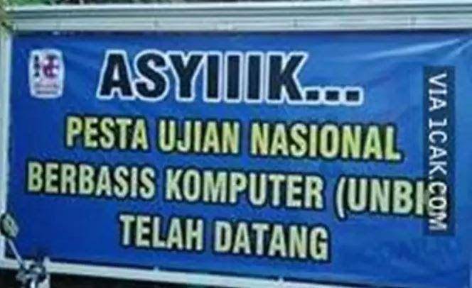 potret kocak spanduk sekolah (twitter.com/Soobatreceh)