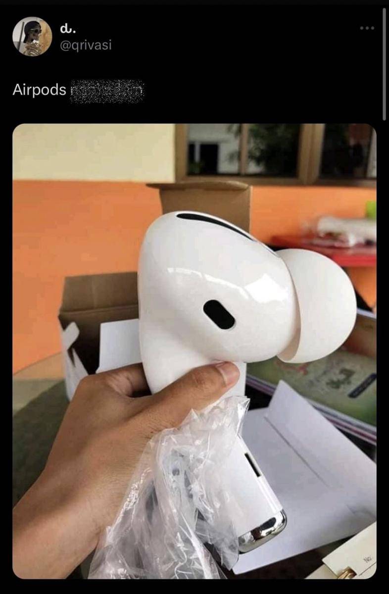 potret benda raksasa (twitter.com/qrivasi)