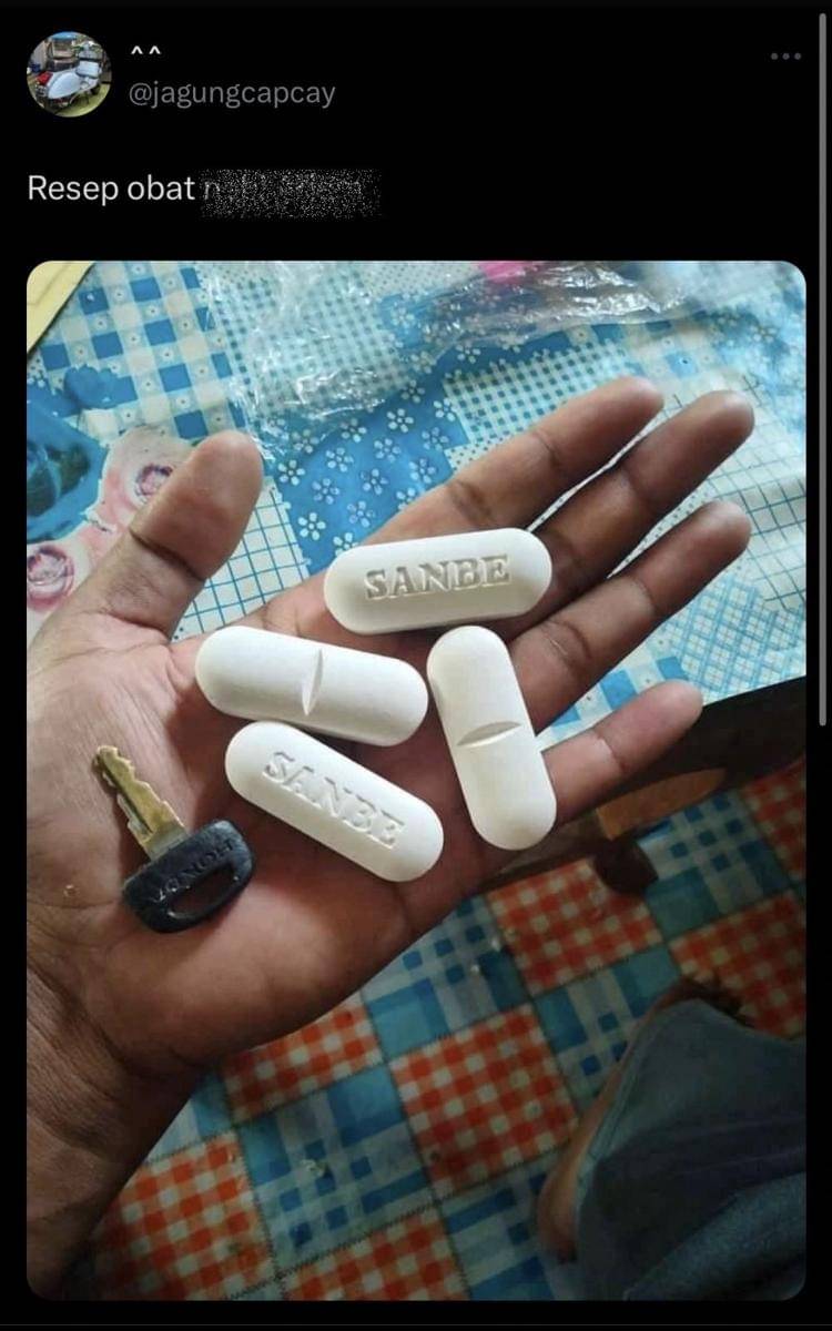 potret benda raksasa (twitter.com/jagungcapcay)