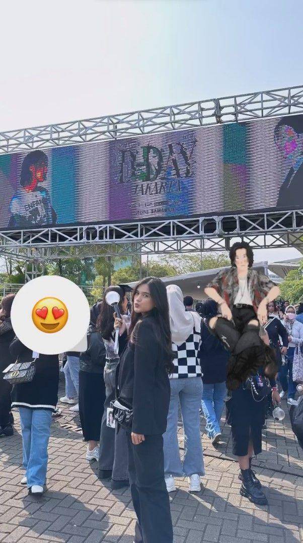 artis nonton konser Suga BTS day 1 (instagram.com/audimarissa)