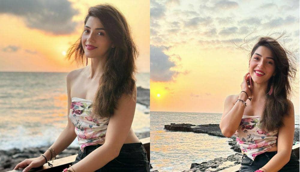 7 Potret Mehreen Pirzada Liburan di Negara Bagian Goa, Rileks Banget