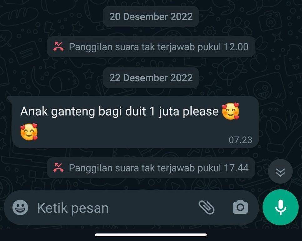 chat anak dan emak random (twitter.com/kakavka_)