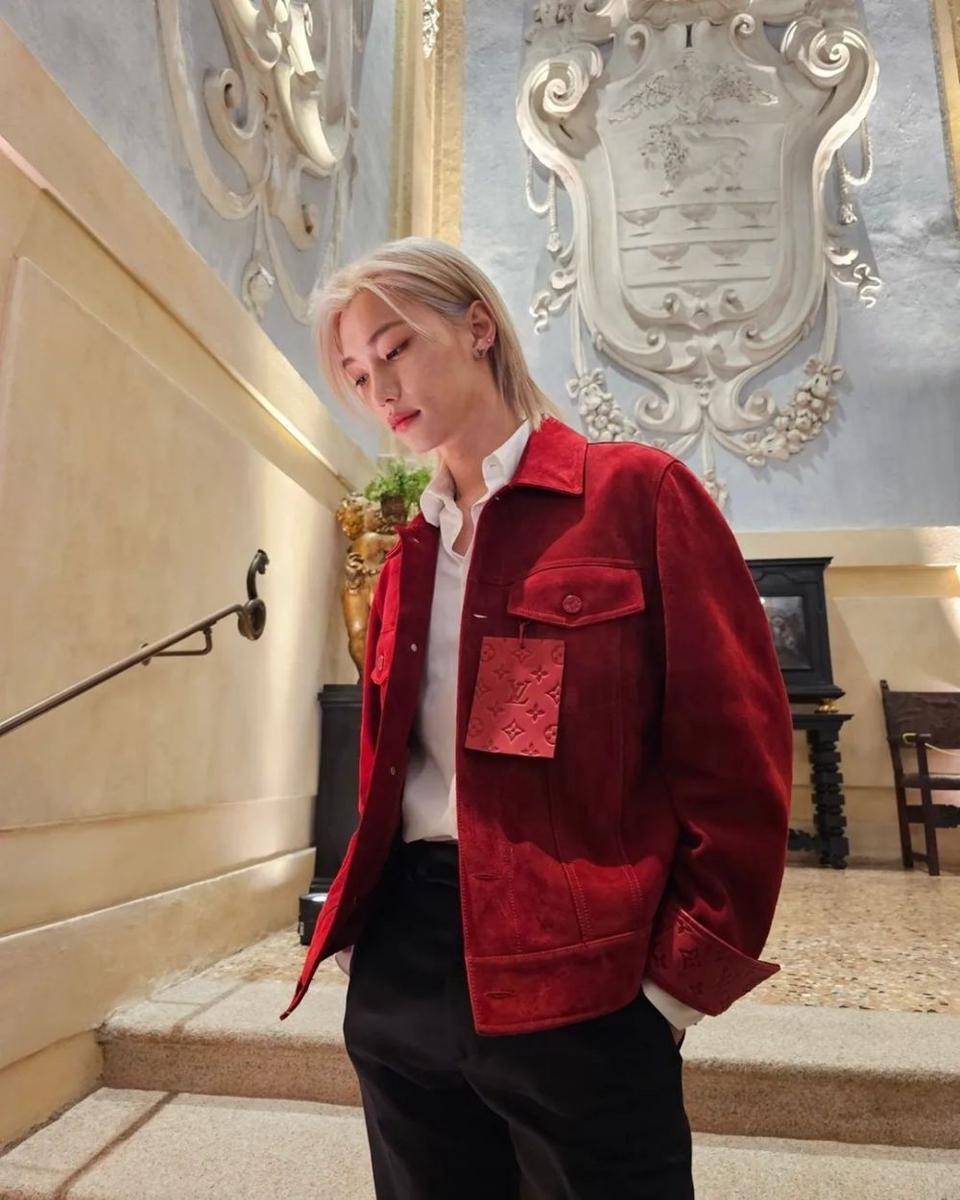 Felix Stray Kids di Acara Louis Vuitton (instagram.com/realstraykids)