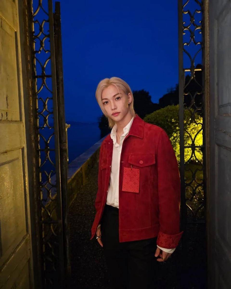 Felix Stray Kids di Acara Louis Vuitton (instagram.com/realstraykids)