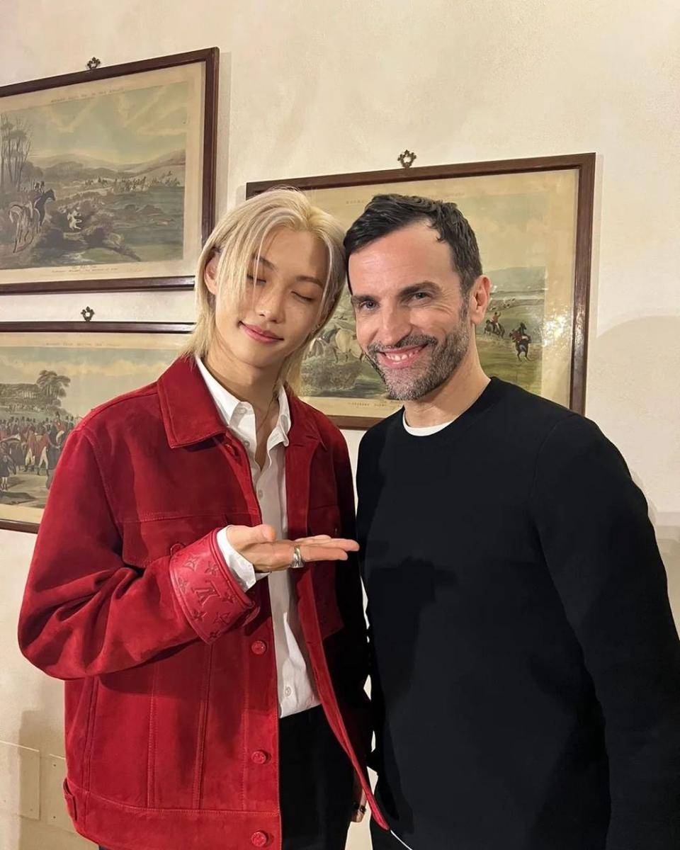 Felix Stray Kids di Acara Louis Vuitton (instagram.com/realstraykids)
