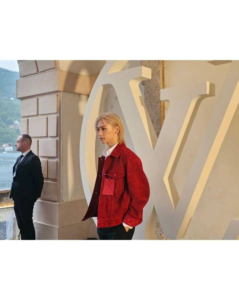 Felix Stray Kids di Acara Louis Vuitton (instagram.com/realstraykids)