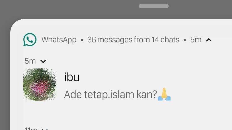 chat anak dan emak random (twitter.com/atanarph)