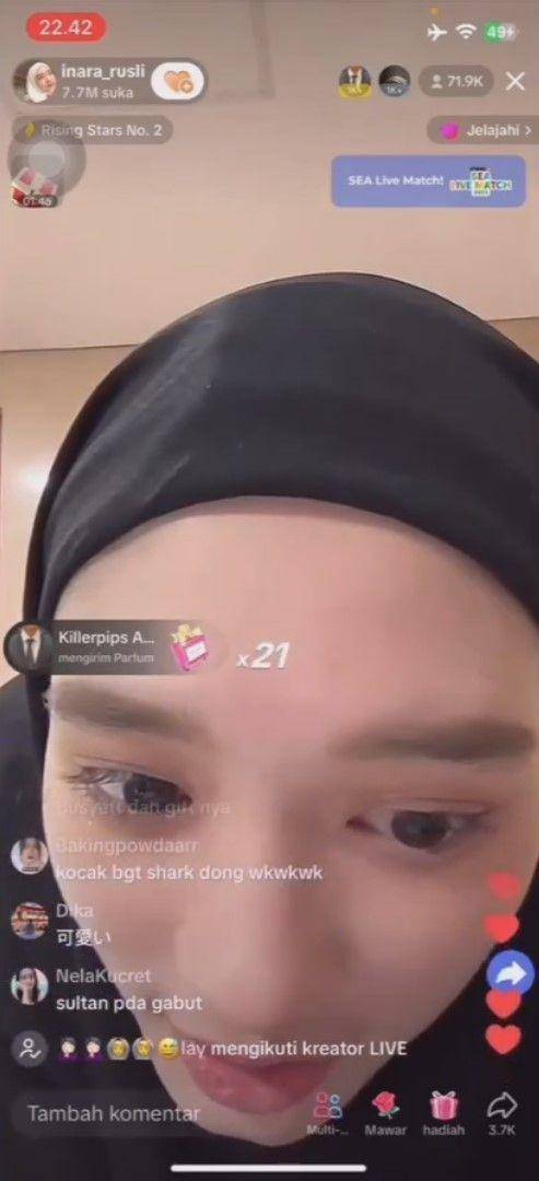 Inara Rusli disawer Rp1 M di TikTok (tiktok.com/@inara_rusli)