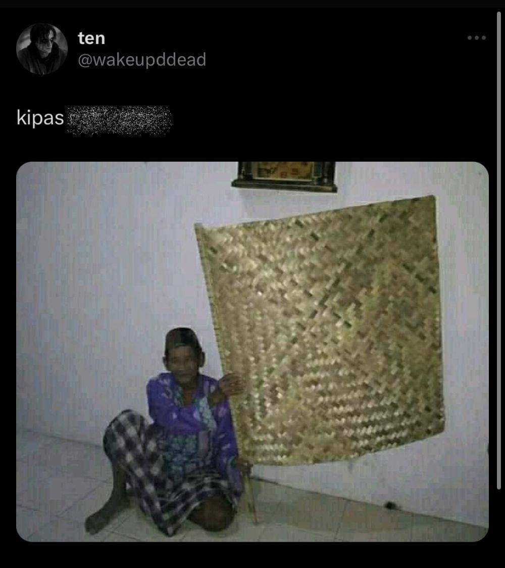 potret benda raksasa (twitter.com/wakeupddead)