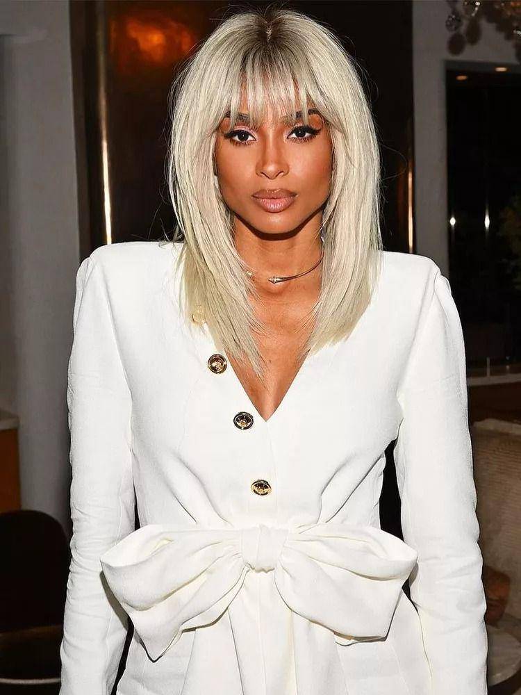 Inspirasi styling rambut curtain bangs (instagram.com/ciara)