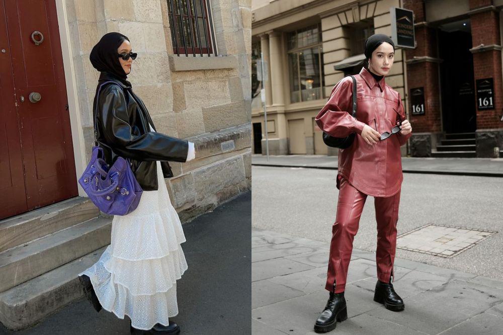 7 Outfit Hijab Ana Octarina Eks Girlband Princess, Jadi Inspirasi!