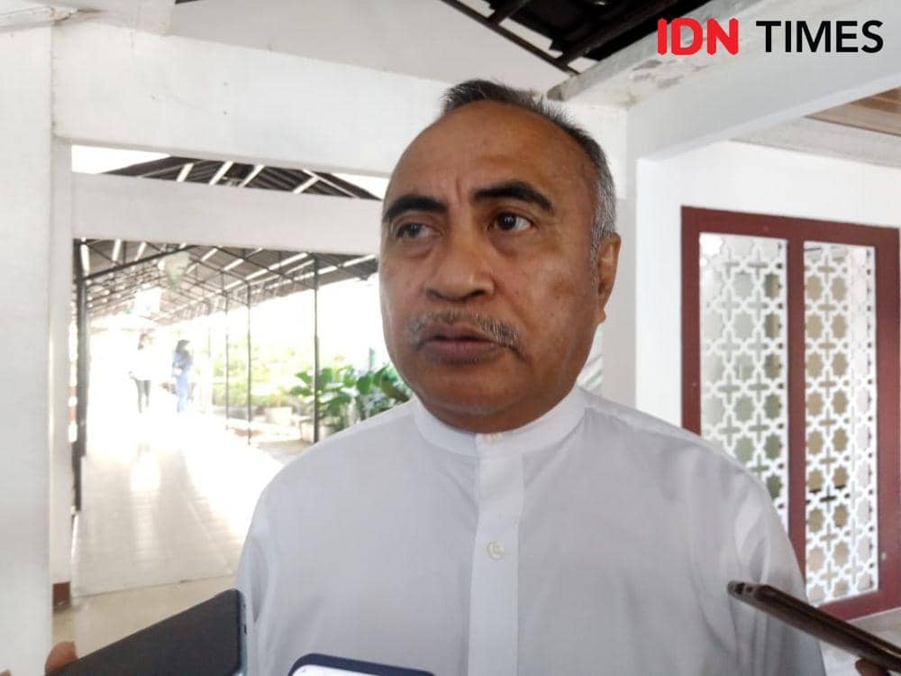 Kordinator Lapangan MXGP Indonesia 2023, Ridwan Syah. (IDN Times/Muhammad Nasir)