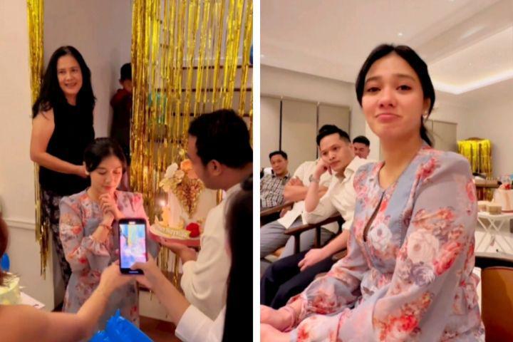 9 Potret Kejutan Ultah ke-35 Naysilla Mirdad, Doa Pacar Bikin Haru!
