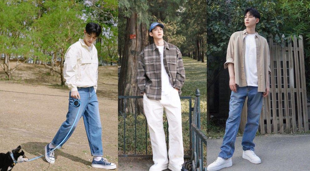 9 Ide Daily Outfit Simpel ala Tang Xiaotian, Soft Boy Vibes!