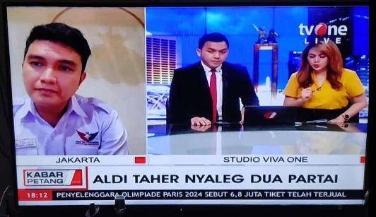 potret Aldi Taher jadi caleg partai (instgaram.com/alditaher.official)