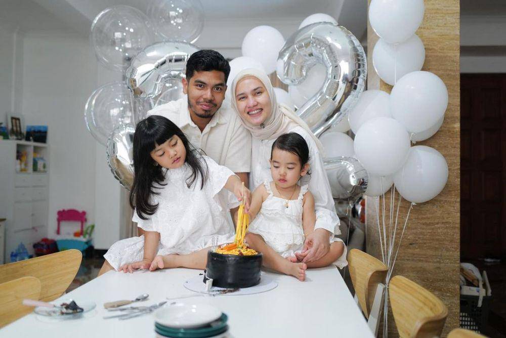 potret keluarga Muhamad Putra Setia (instagram.com/dwihandaanda)