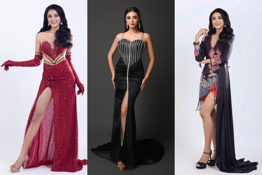 8 Inspirasi Dress Glamor Lulu Zaharani, Juara 3 Puteri Indonesia 2023
