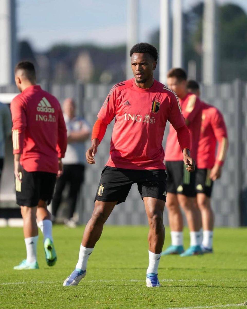 Lois Openda saat berseragam Timnas Belgia. (instagra.com/l.openda)