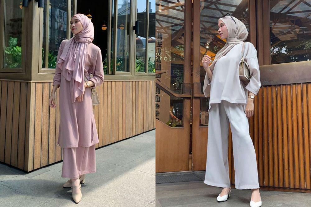 8 Inspirasi Outfit One Set ala Astri Ratnasari, Simpel dan Stunning!