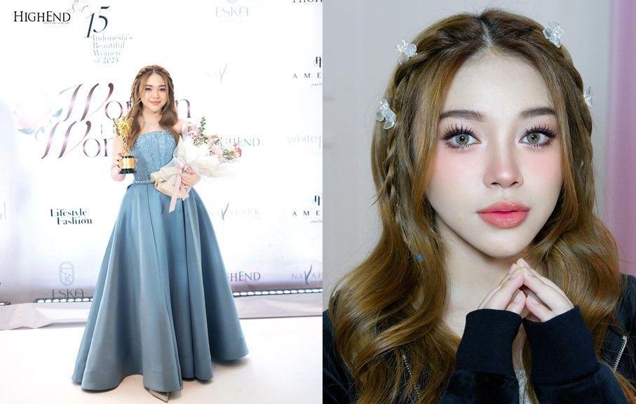7 Potret Anneth Raih Penghargaan Indonesia's Beautiful Women