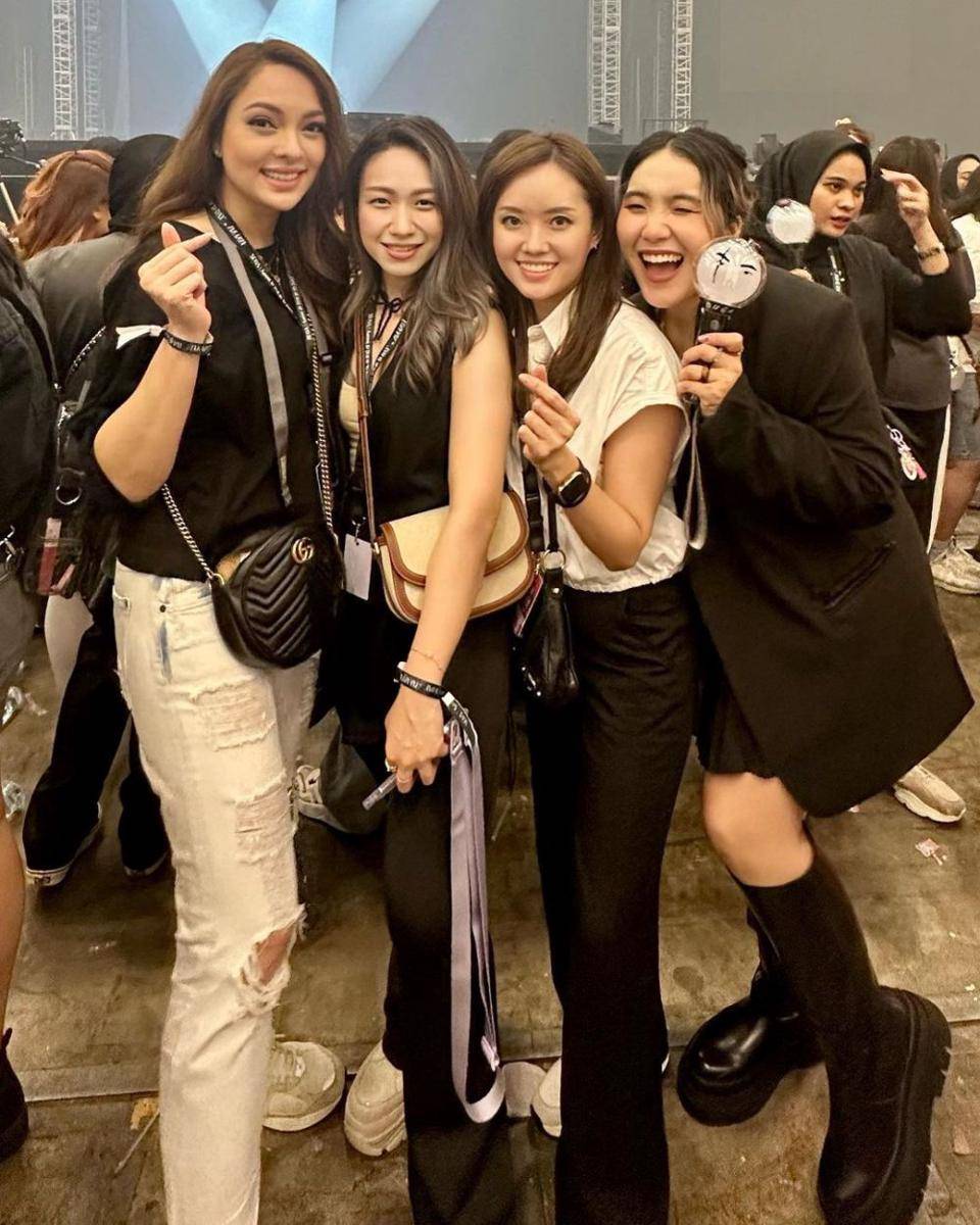 momen dr. Reisa Broto Asmoro nonton konser Suga BTS (instagram.com/reisabrotoasmoro)