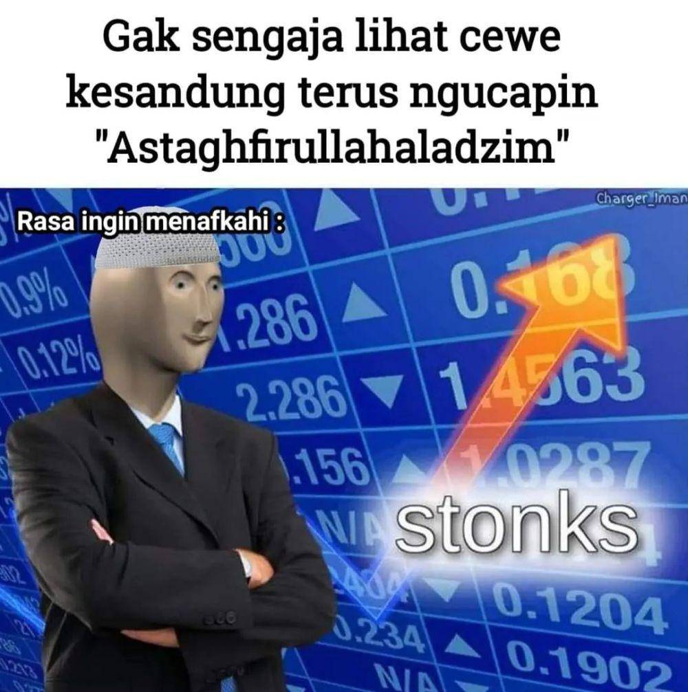 meme fluktuasi (instagram.com/meme._islami)