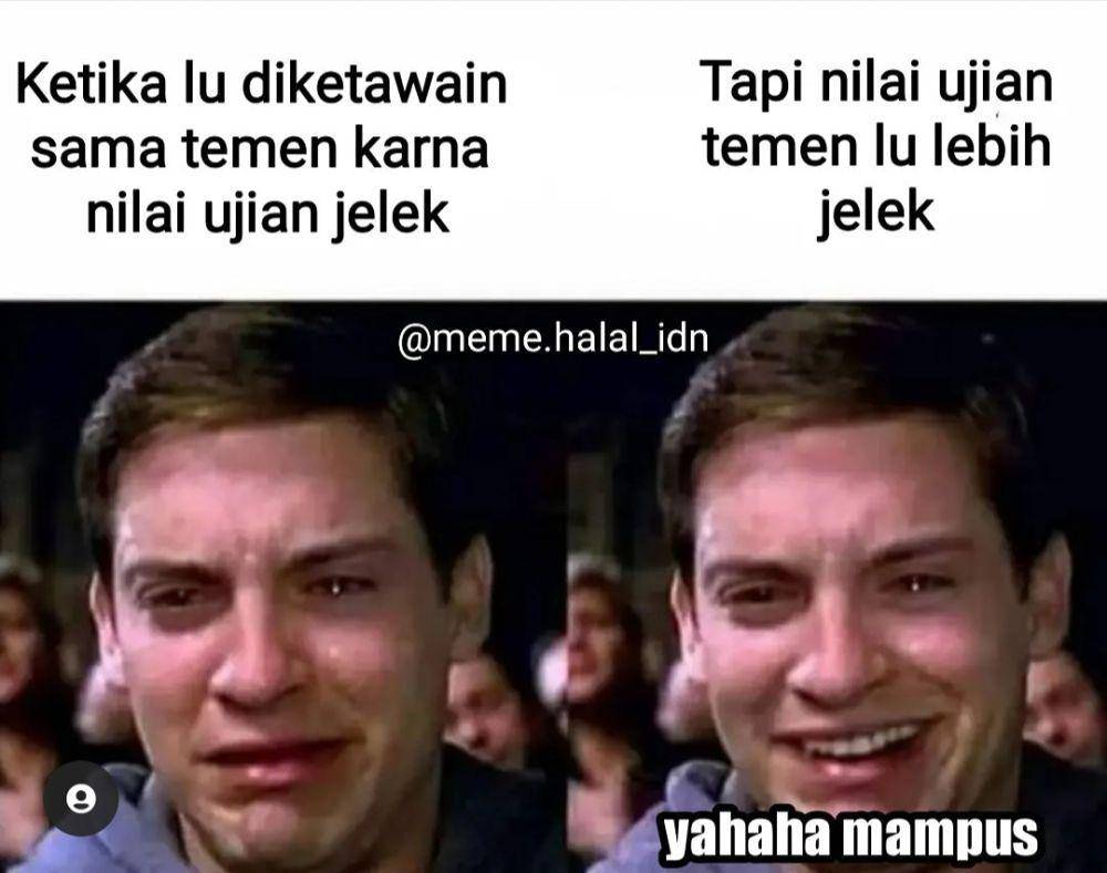 meme nangis terus tertawa (instagram.com/meme.halal_idn)